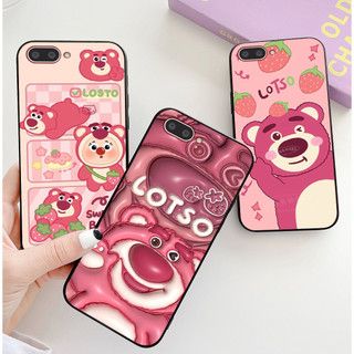 Ốp lưng oppo a3s / oppo a1k / realme c1 / realme c2 in hình gấu dâu thịnh hành nhất
