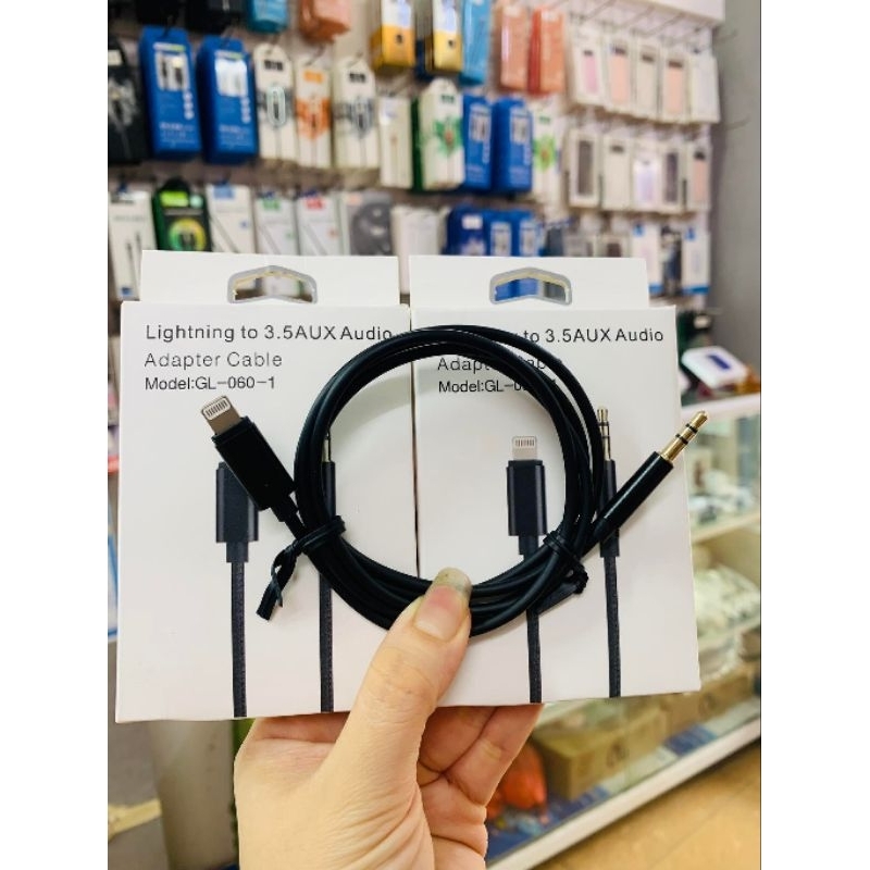 Jack loa chân iphone lightning sang 3.5 audio