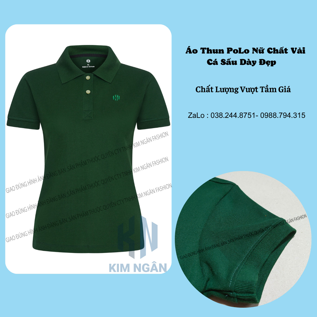 Áo Thun PoLo Chất Vải Cá Sấu Dày Đẹp Hàng Loại 1