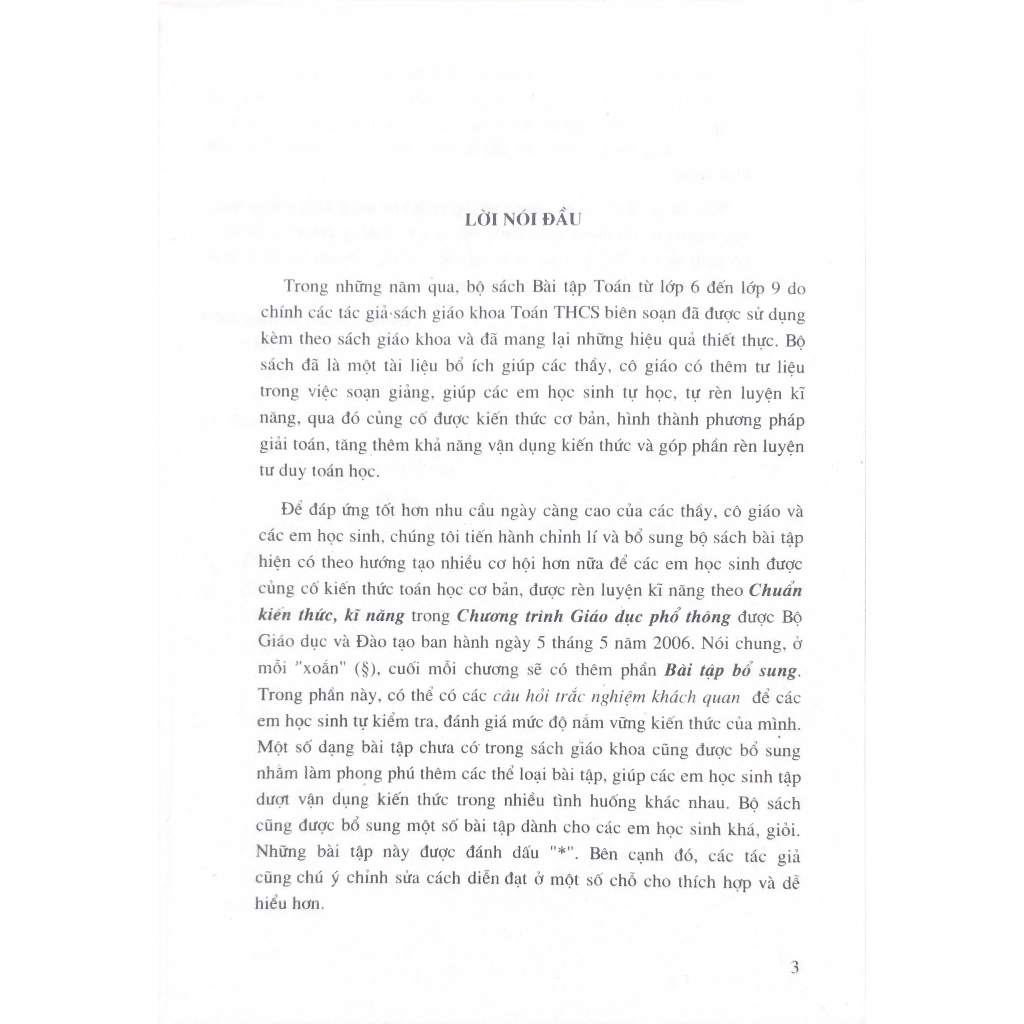 Sách - Bài tập Toán 9  - NXB Giáo dục Việt Nam