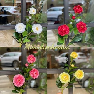  Hoa giả- cành hoa trà my - làm cây hoa giả cắm bình siêu đẹp. 