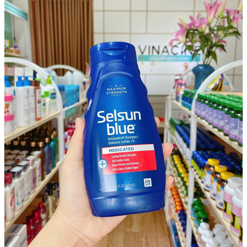 Dầu gội sạch gàu và ngứa da đầu Selsun Mỹ