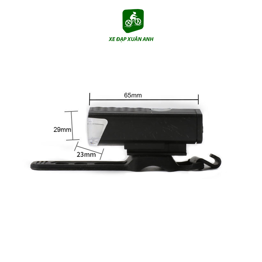 Đèn Chiếu Sáng Xe Đạp Chống Nước Sạc USB