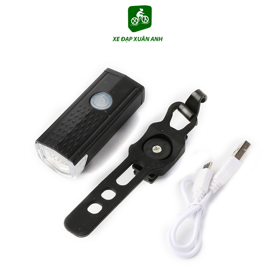 Đèn Chiếu Sáng Xe Đạp Chống Nước Sạc USB