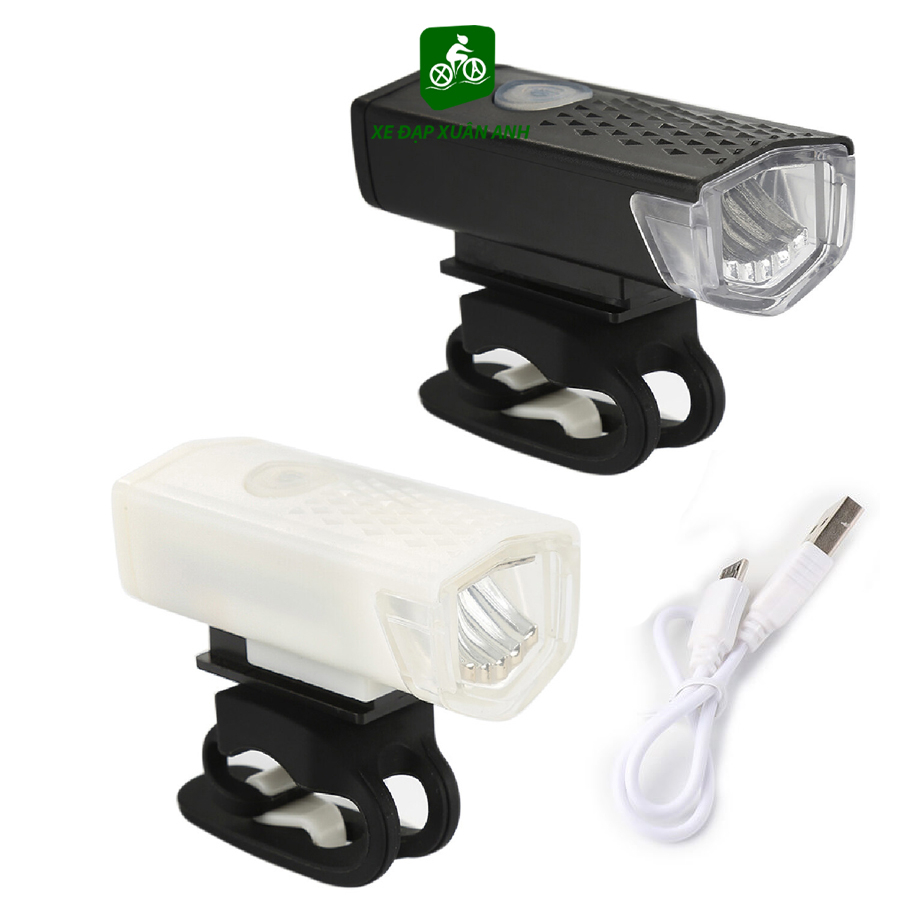Đèn Chiếu Sáng Xe Đạp Chống Nước Sạc USB