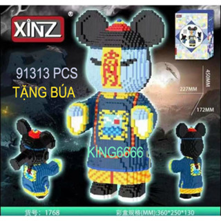 lắp ráp mô hình bearbrick cương thi cỡ lớn 45cm 46cm (TẶNG BÚA) đồ chơi  xếp hình trẻ em nanoblock Đồ chơi lắp ráp cho b