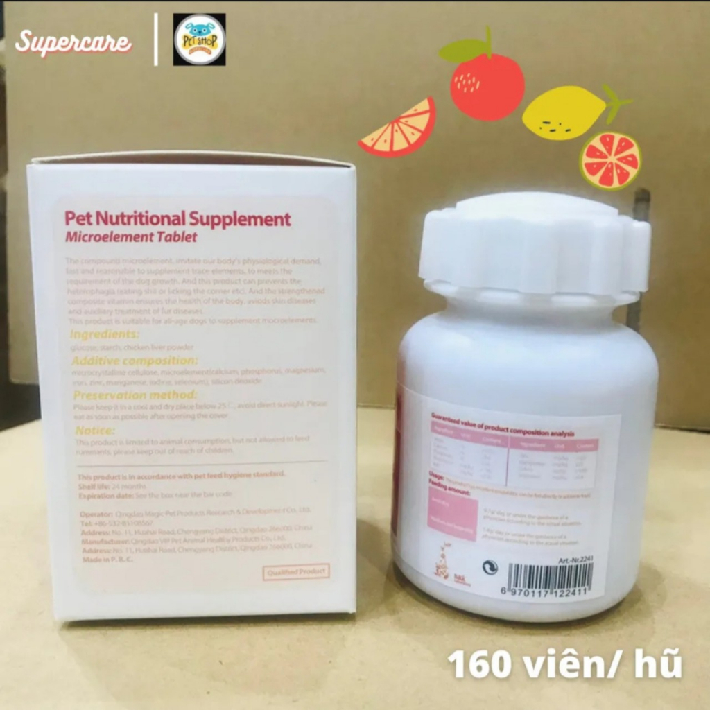 Viên Dinh Dưỡng BIOLINE - Khoáng & Vitamin Cho Chó