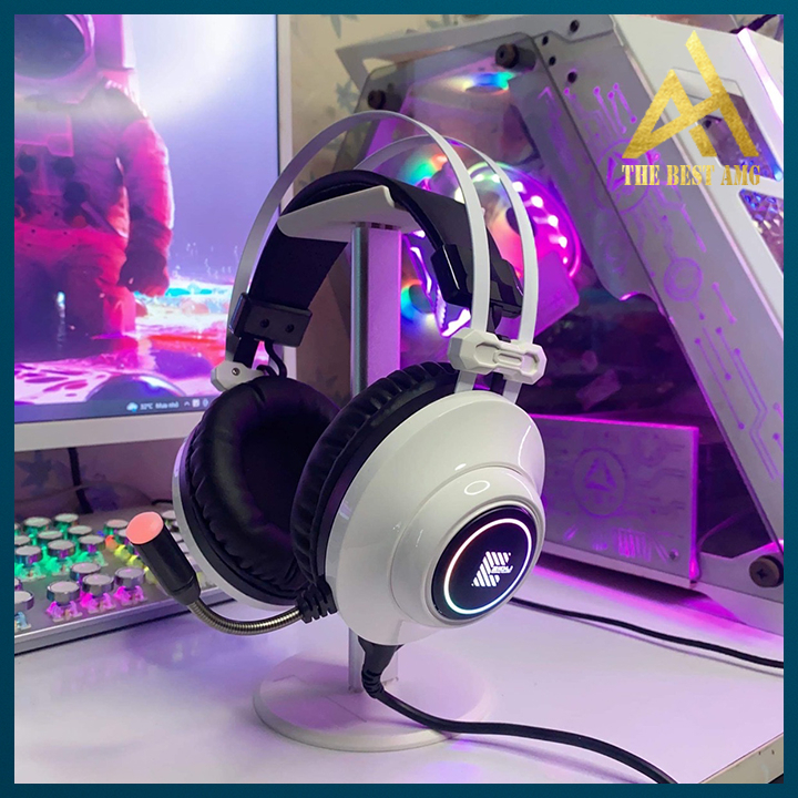 Tai Nghe Máy Tính Chụp Tai Có Dây Gaming Chụp Tai Có Mic Led Rgb ZIDLI SH320V - Tai Nghe Trùm Tai Vi Tính