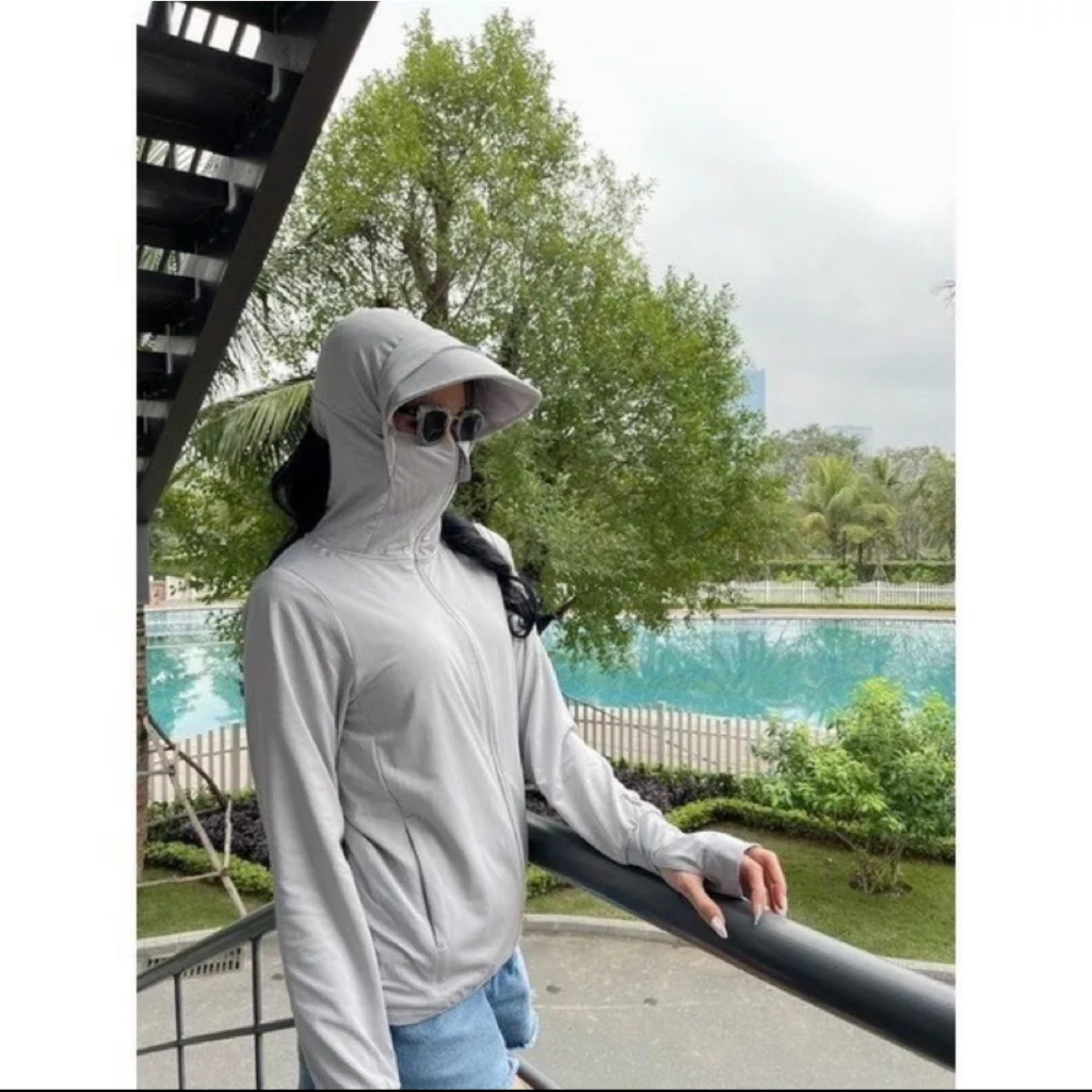 ÁO CHỐNG NẮNG 2 LỚP UV MORRISS CHẤT VẢI AIRISM THUN MÁT LẠNH NĂM 2023