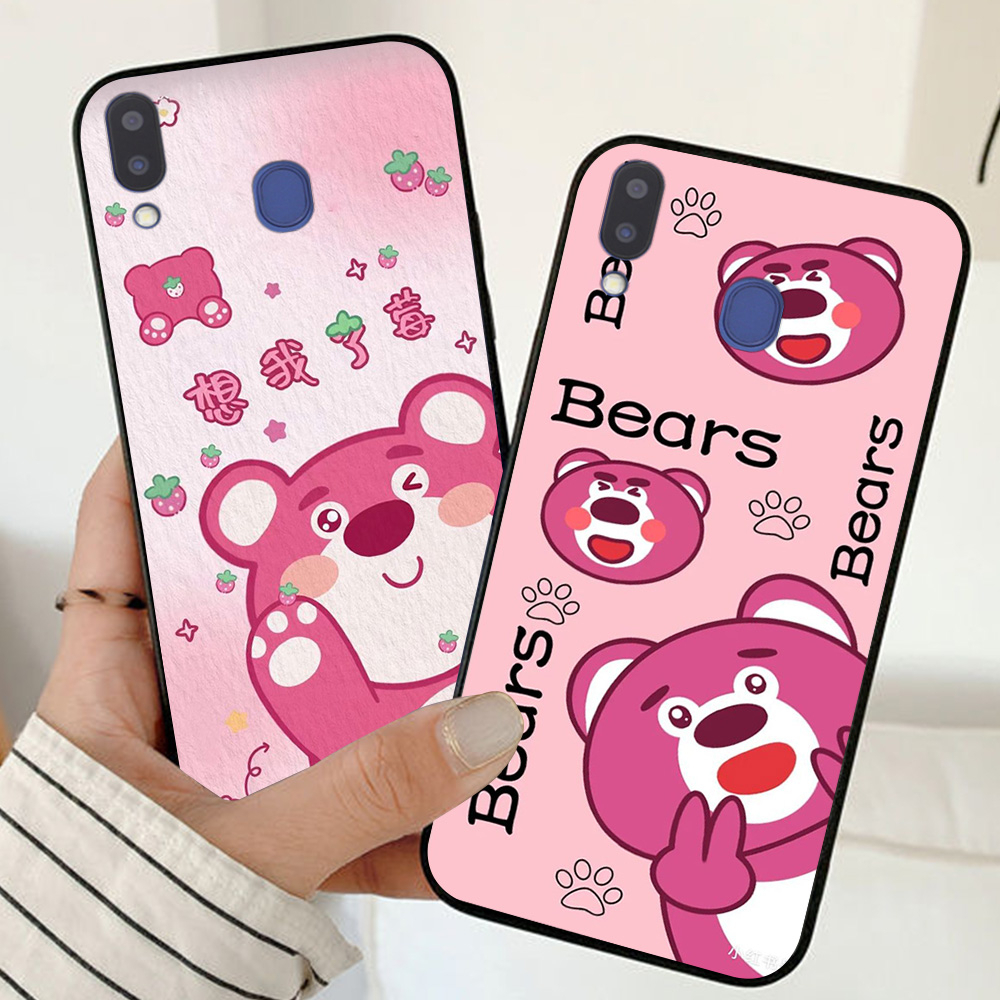 Ốp lưng Samsung m20 / ss m30 in hình gấu dâu thịnh hành nhất