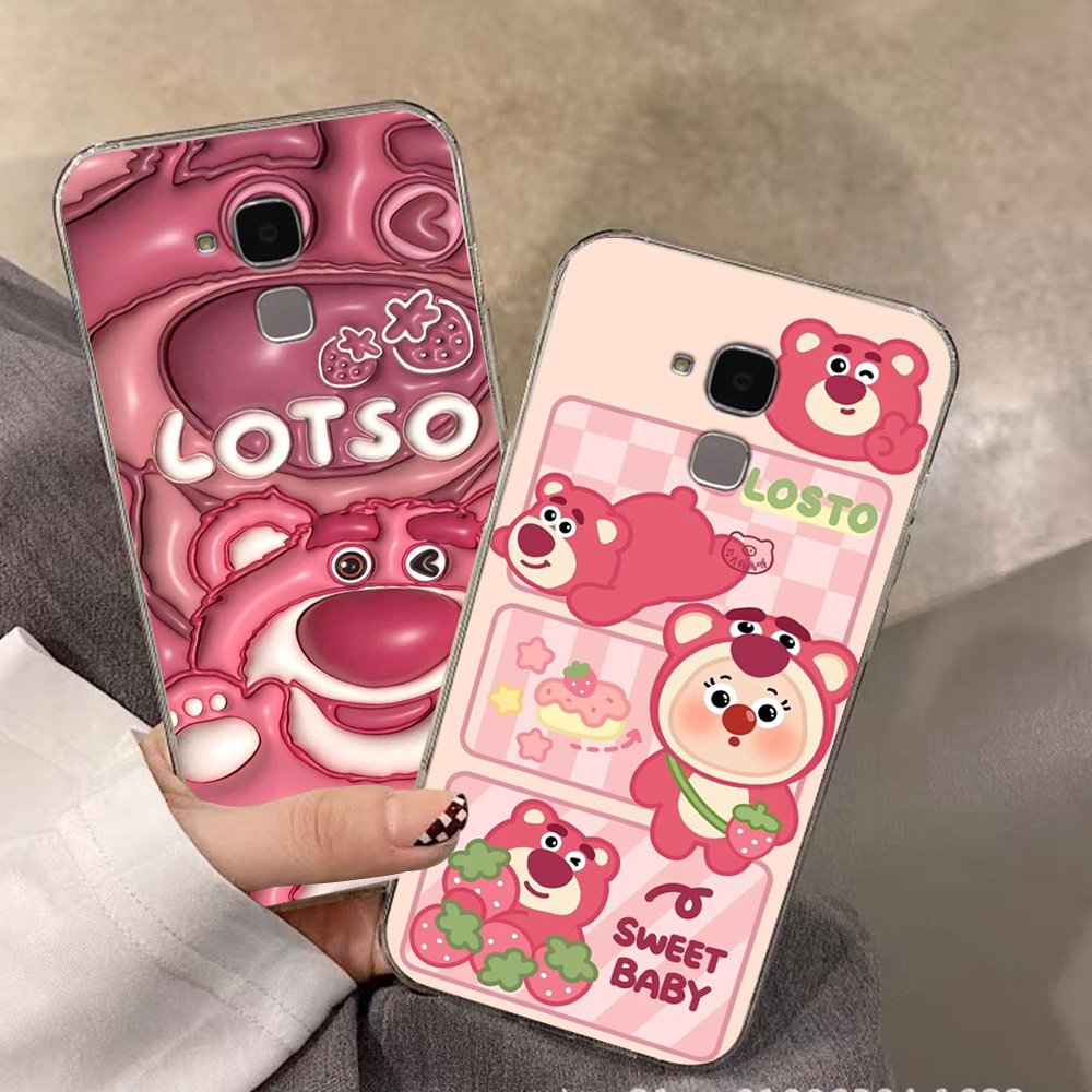 Ốp lưng huawei gr5 mini in hình gấu dâu thịnh hành nhất