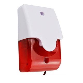 Còi hú báo động đèn chớp dùng điện 220V gắn với các hệ thống báo động, báo cháy,...