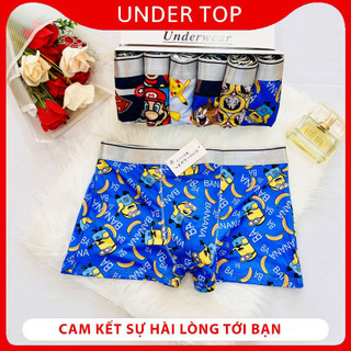 Quần sịp quần lót nam sịp doremon hoạt hình thun lạnh siêu nhẹ,Quần sịp boxer HOẠT HÌNH