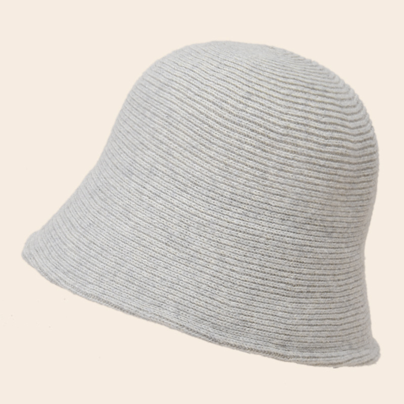 Mũ Len Bucket Hanoi Fashion Nón Len Tai Bèo Đơn Sắc Phong Cách Thời Trang Hàn Quốc