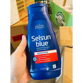 Dầu gội trị gàu bạc hà giảm ngứa Selsun Blue Medicated Shampoo 325ml