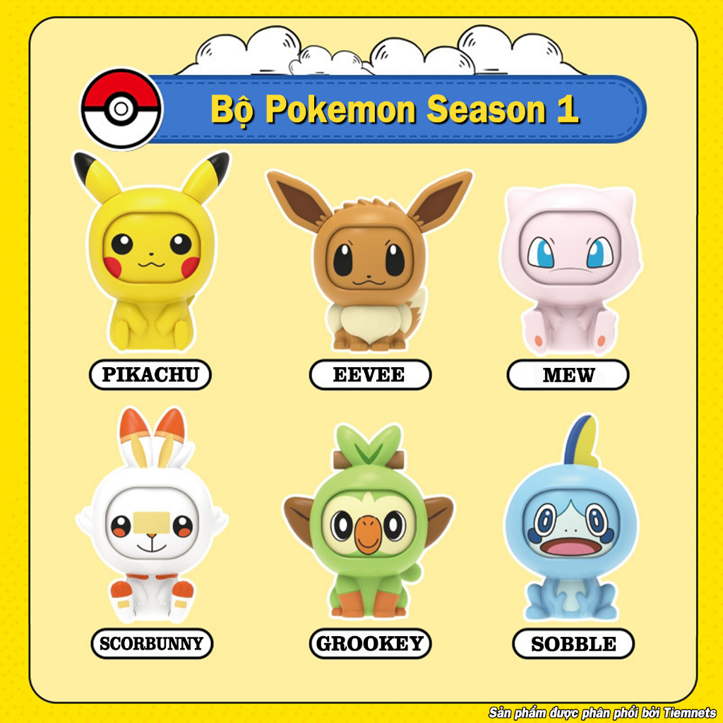 MÔ HÌNH POKEMON LẬT MẶT - 3 PHIÊN BẢN