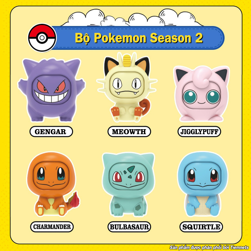 MÔ HÌNH POKEMON LẬT MẶT - 3 PHIÊN BẢN