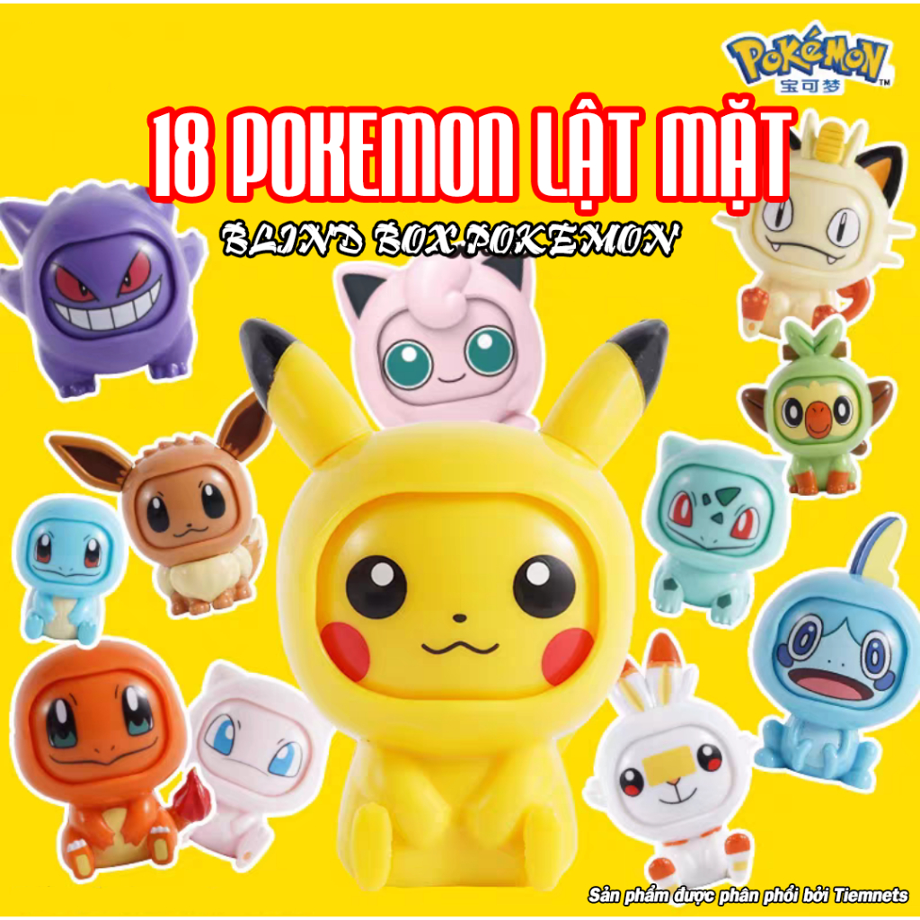 MÔ HÌNH POKEMON LẬT MẶT - 3 PHIÊN BẢN