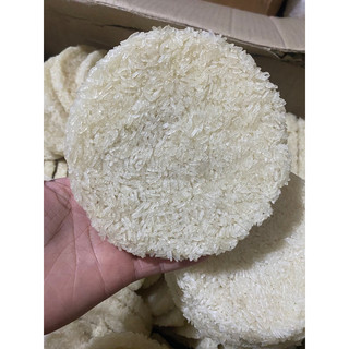 1kg cơm cháy chưa chiên tròn 14cm