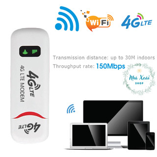 Bộ phát wifi di động từ sim 4g - usb wifi 4g lte 150mbps - chuẩn tốc độ 4g - bảo hành 1 đổi 1