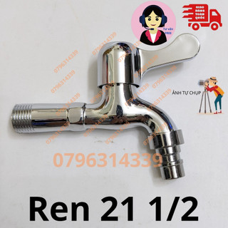 Vòi máy giặt, vòi hồ, vòi romine, ren 21. voi ho