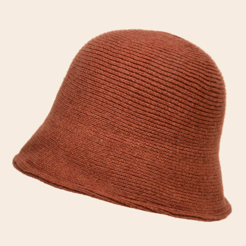Mũ Len Bucket Hanoi Fashion Nón Len Tai Bèo Đơn Sắc Phong Cách Thời Trang Hàn Quốc