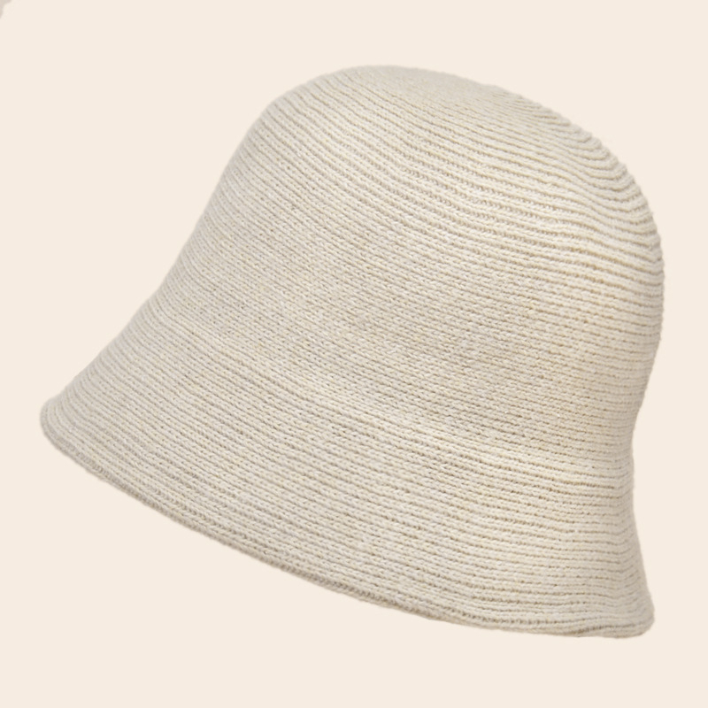Mũ Len Bucket Hanoi Fashion Nón Len Tai Bèo Đơn Sắc Phong Cách Thời Trang Hàn Quốc