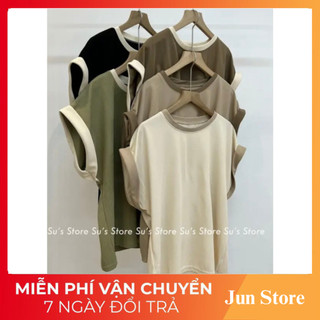 Áo pull tổ ong tay hến phối viền Jun Store 142-P11K9