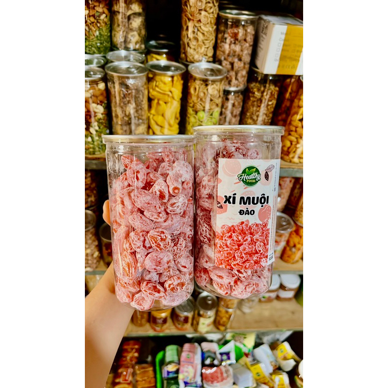 Xí Muội  Đào Hồng Phấn 500gr - Sản phẩm tự nhiên không chất bảo quản