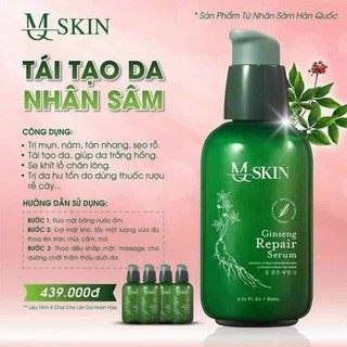 Tái tạo da nhân sâm củ chính hãng 100%