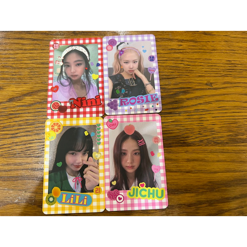 card Blackpink ROSE JENNIE LISA JISOO CHÍNH HÃNG