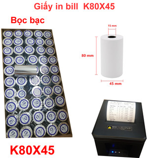 Giấy in bill hóa đơn k80x45