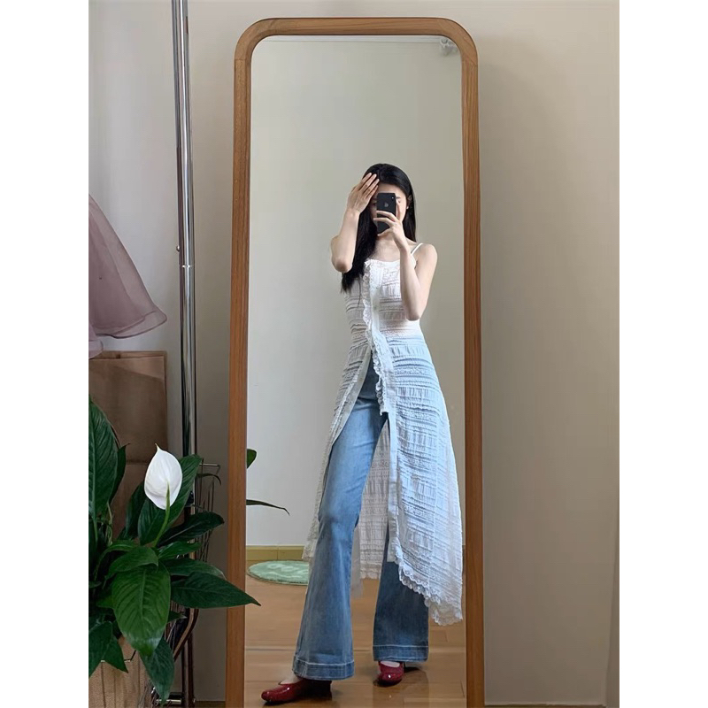 TKLIHN ROSE TOP Áo hai dây dáng dài phong cách ROSES BLACKPINK 2023 HOT TREND sang chảnh