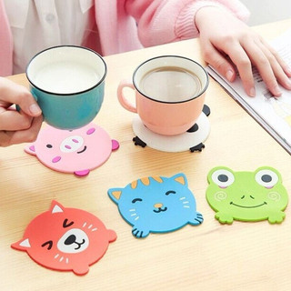 Miếng lót ly hoạt hình siêu cute - Miếng lót silicon