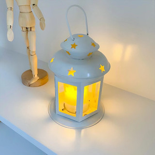 Đèn ngủ LED hình cây nến kèm giá để nến để bàn phong cách La Mã nghệ thuật decor trang trí bàn học