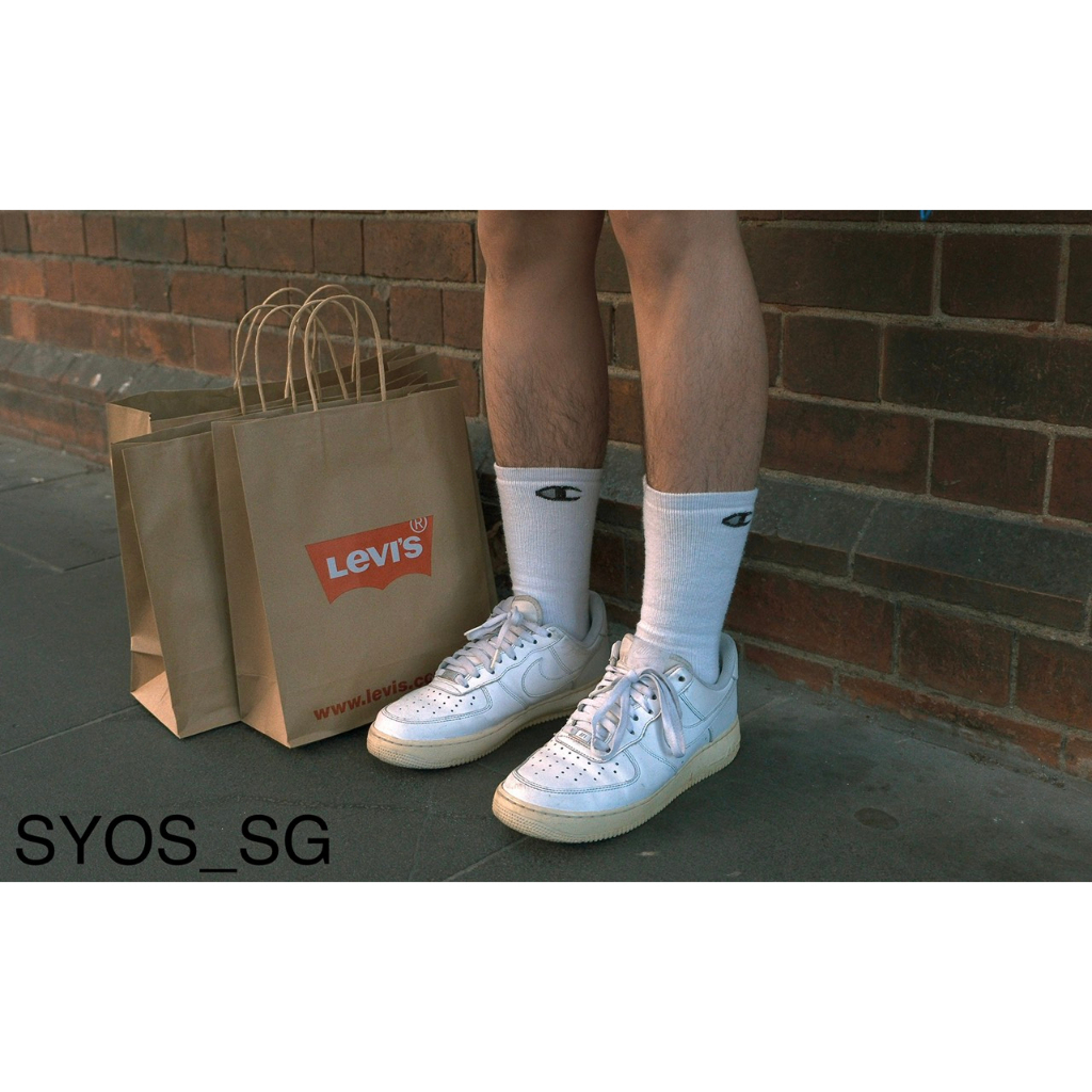 Vớ champion performance high crew socks_Black and White