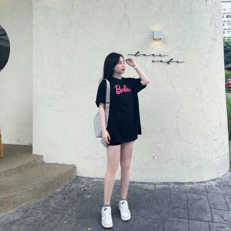 Áo thun chữ Barbie - order Thái