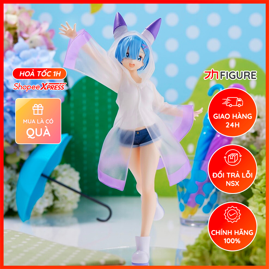 Mô Hình Rem, Re:Zero, Ameagari Day Ver. - Luminasta (SEGA) Figure Chính Hãng Nhật Bản