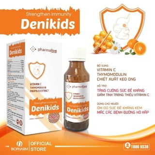 Siro tăng cường đề kháng cho bé denikids - siro lọ 100ml