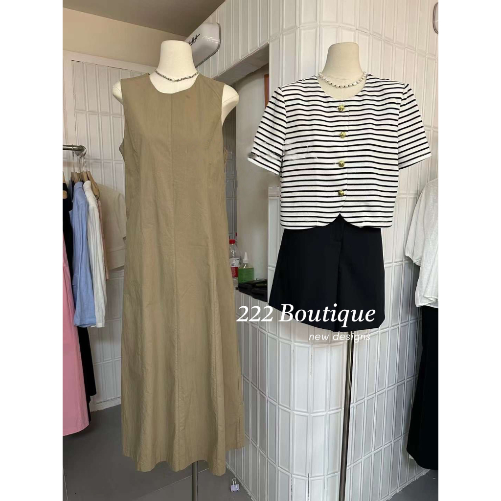 Váy LC thô xát nách eo li 7555