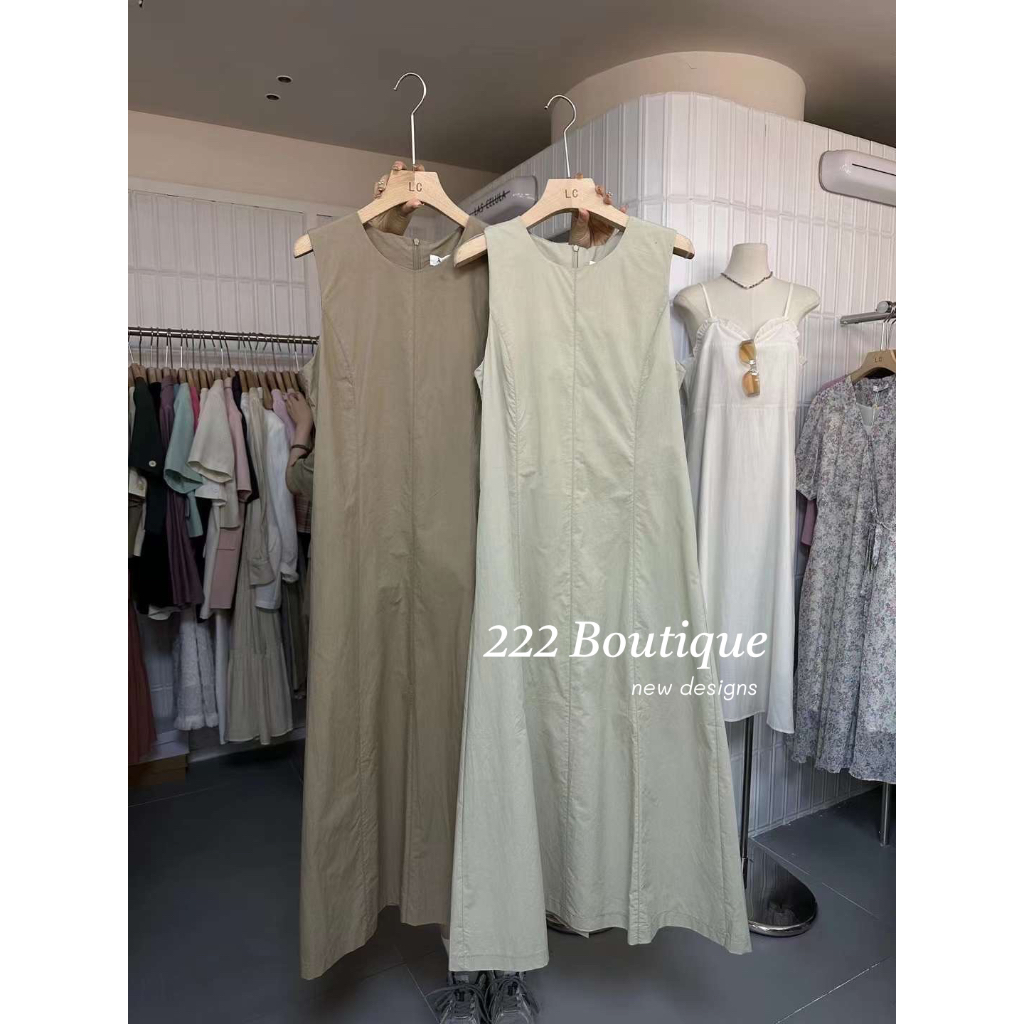 Váy LC thô xát nách eo li 7555