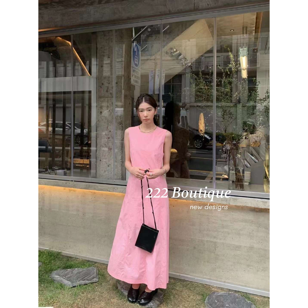 Váy LC thô xát nách eo li 7555