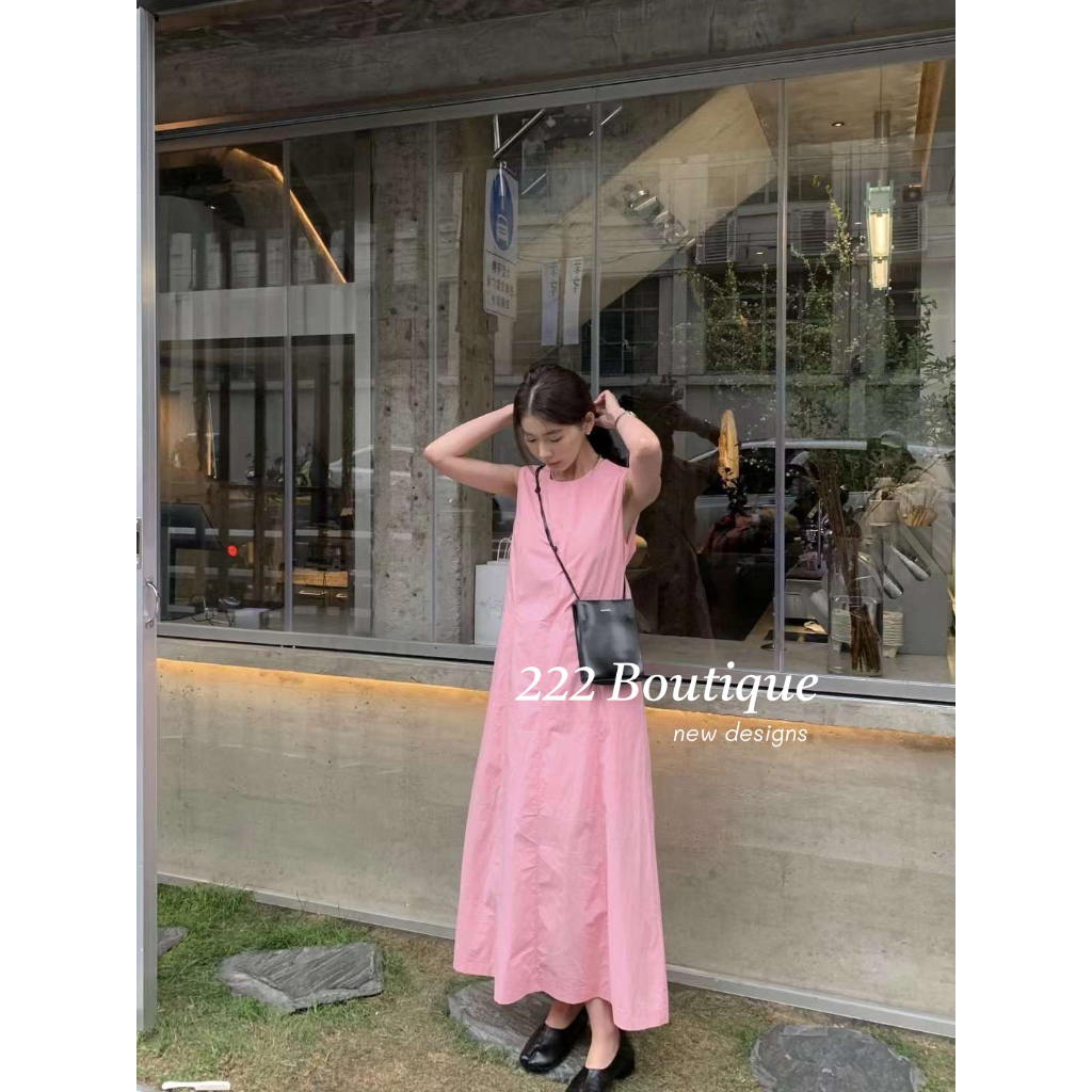 Váy LC thô xát nách eo li 7555