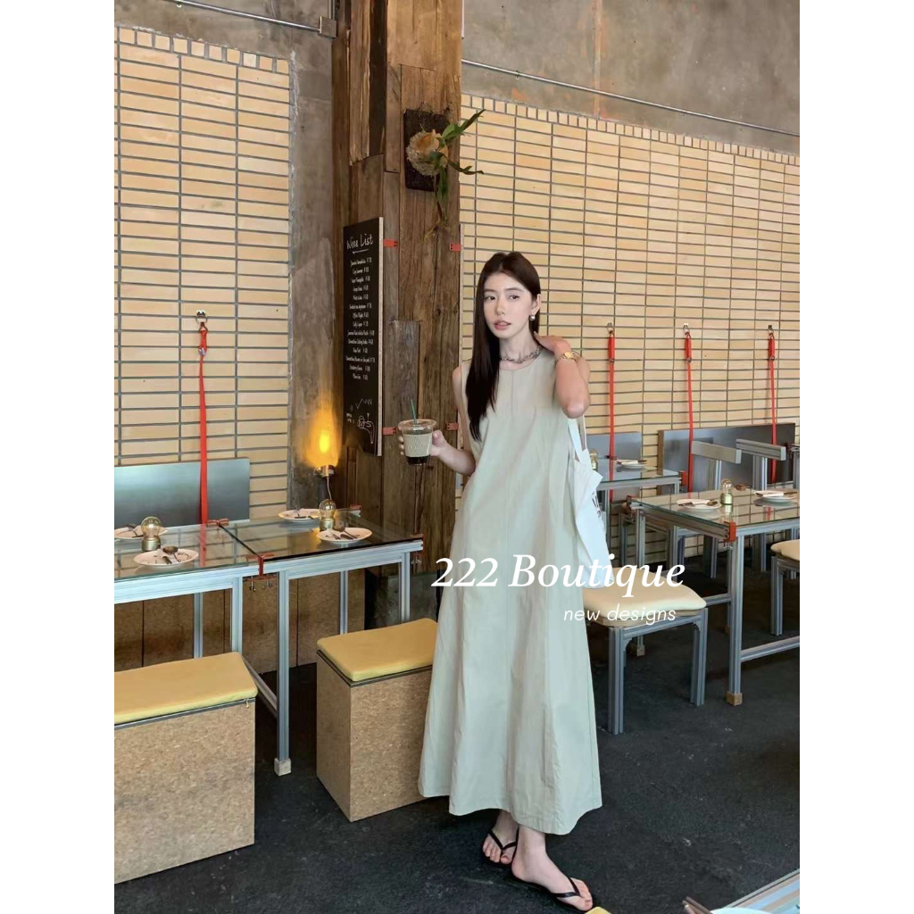 Váy LC thô xát nách eo li 7555
