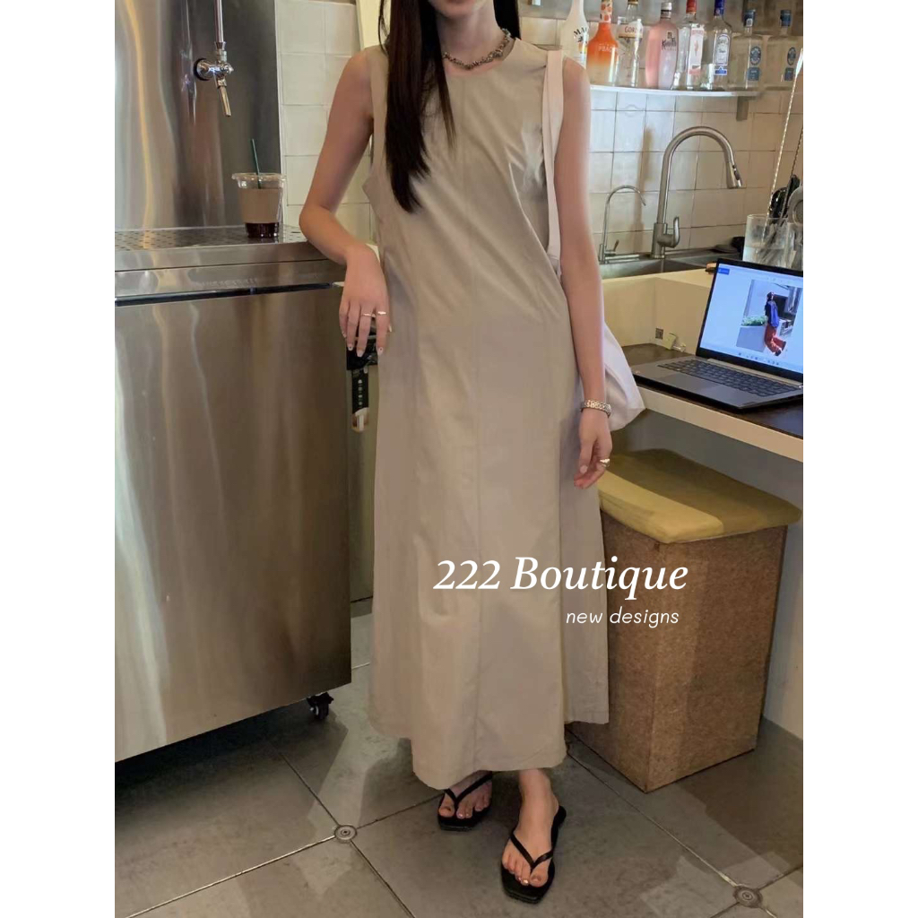 Váy LC thô xát nách eo li 7555