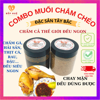 Muối chẳm chéo bếp huệ đặc sản dân tộc thái tây bắc chấm gà hải sản rau hoa quả
