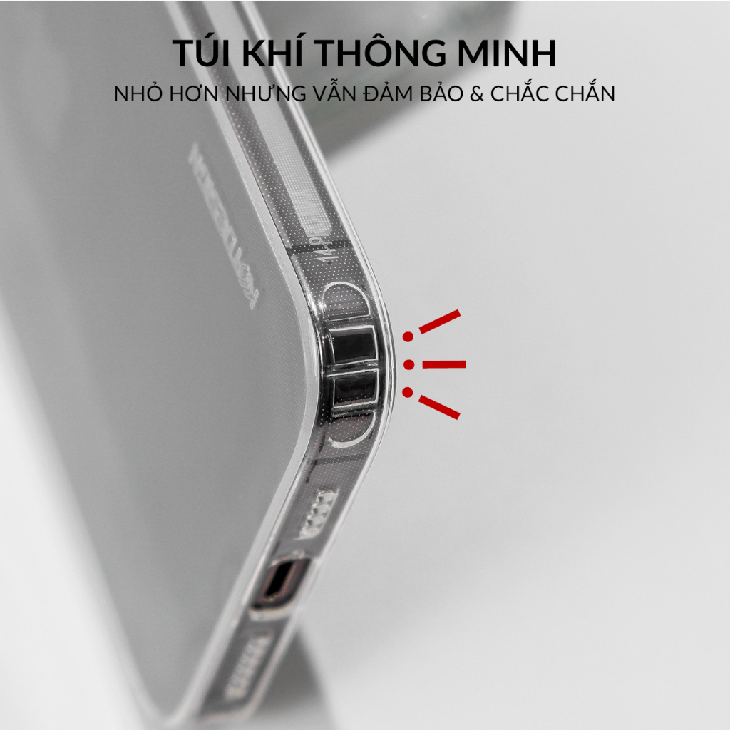Ốp Trong Suốt Lưng Dẻo Chống Sốc Bảo Vệ Camera Cho Điện Thoại iPhone 11 12 13 14 15 Pro Max KST Design Njoyshop