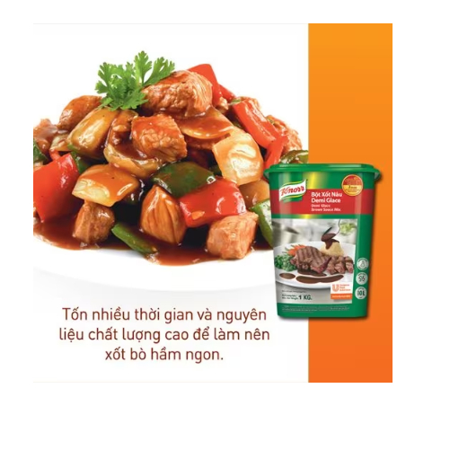 Demi Glace Sauce Bột Xốt Nâu Ướp Thịt Bò Knorr 100g