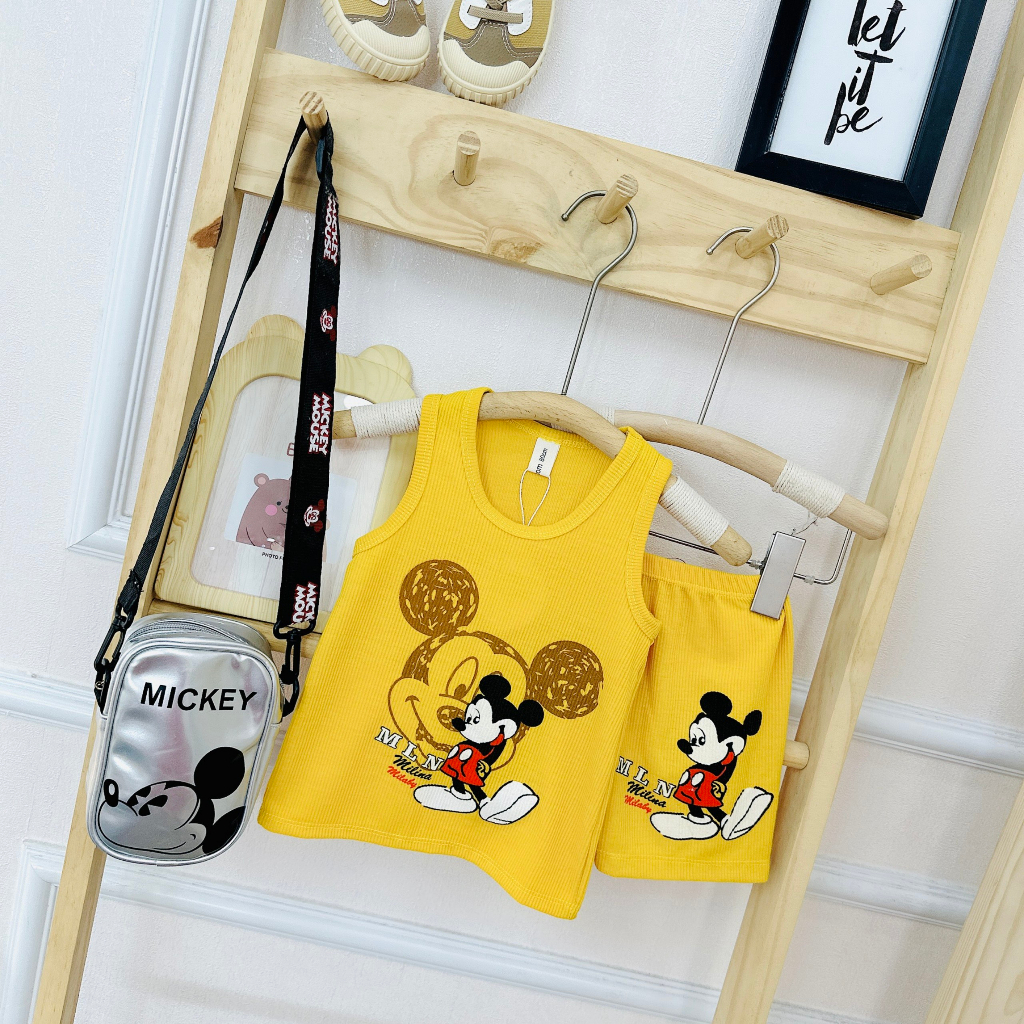 Bộ ba lỗ bé trai , bộ ba lỗ bé gái chất len tăm từ sơ sinh đến 14kg - JKIDS