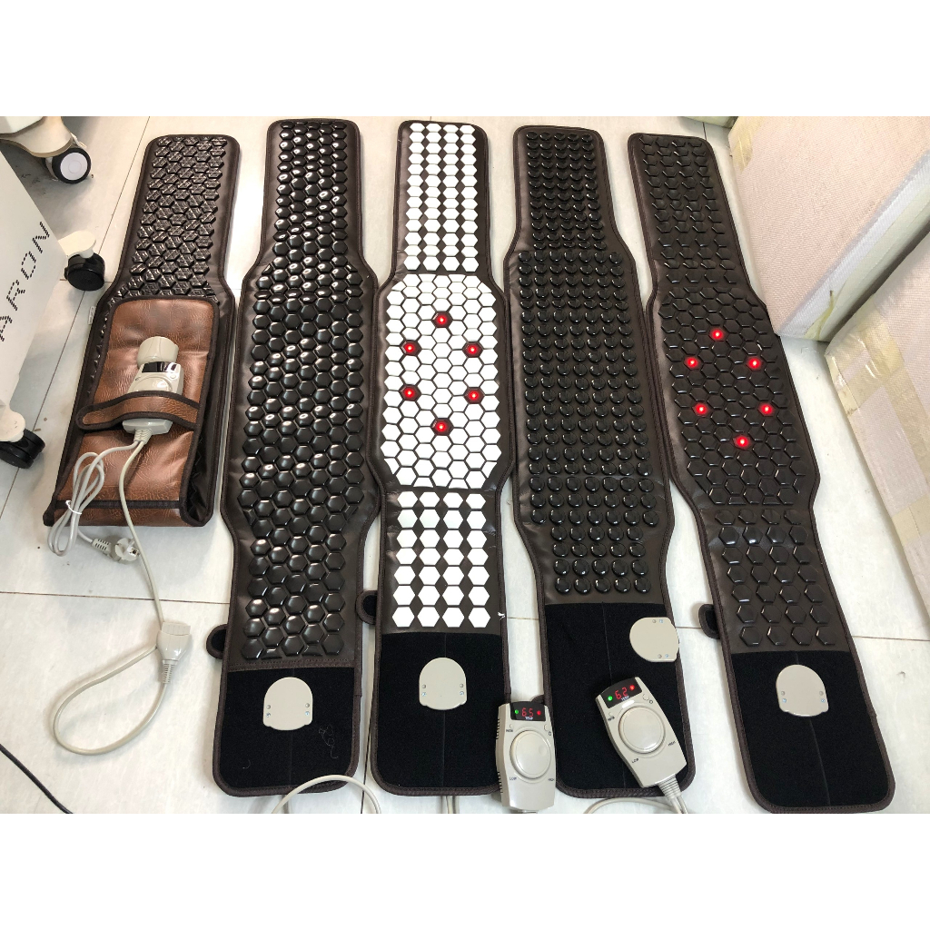 Đai đá nóng hàn quốc 135 x 25cm, đai đá nóng có tặng kèm đá massage mặt